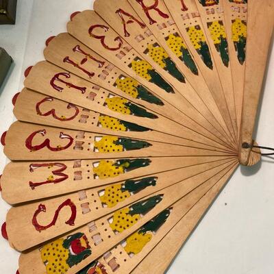 Vintage Wooden Fan
