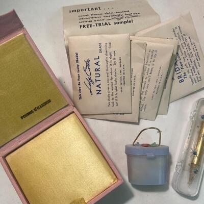 Vintage Beauty Lot; powder and Lady Esther