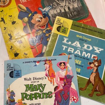 Three VIntage 45s Disney