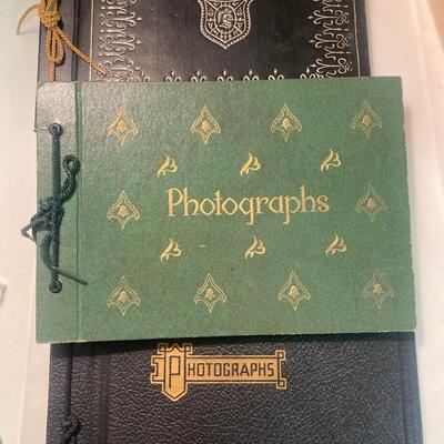 Three Empty Scrapbooks