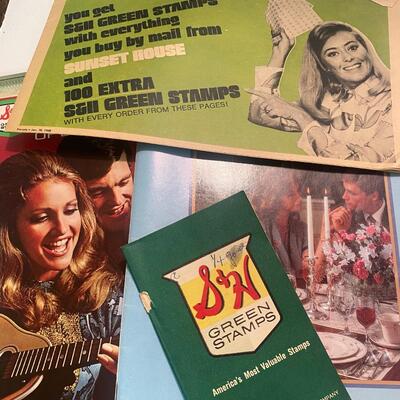 Loads of Green stamps SH Sheets Booklets Ephemera