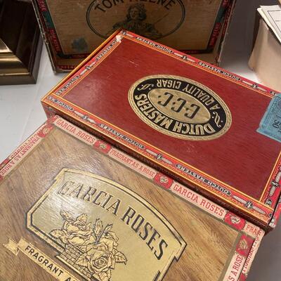 Four Cigar Boxes