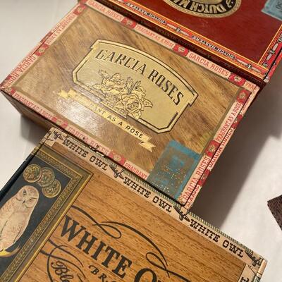 Four Cigar Boxes