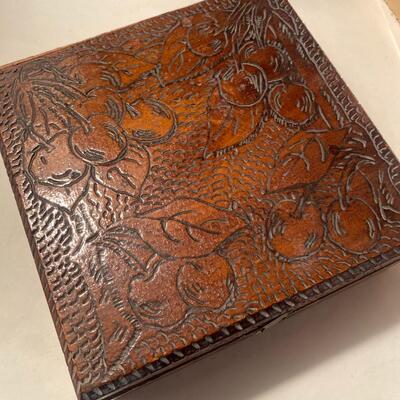 Carved Wooden Vintage Box