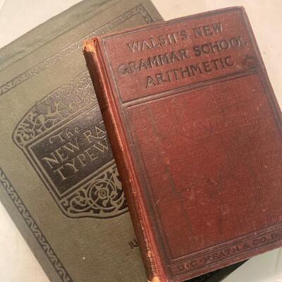 Vintage Arithmetic/Typewriting Books