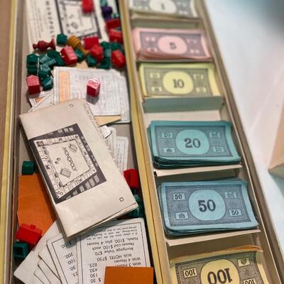 Vintage Monopoly Board Game