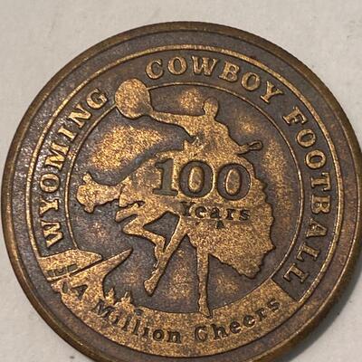 Wyoming Cowboy Football Medal/Coin