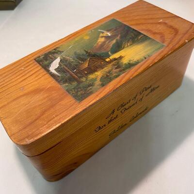 Vintage Golden Colorado Wooden Box