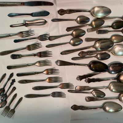 Silverplate Spoon Flatware Lot