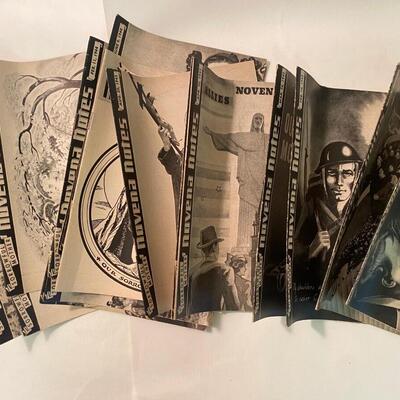 Vintage Ephemera Lot:  religious Magazine/Leaflet Sorrowful Mother Novena