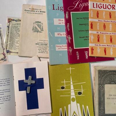 Vintage Ephemera Lot: Religious Booklets