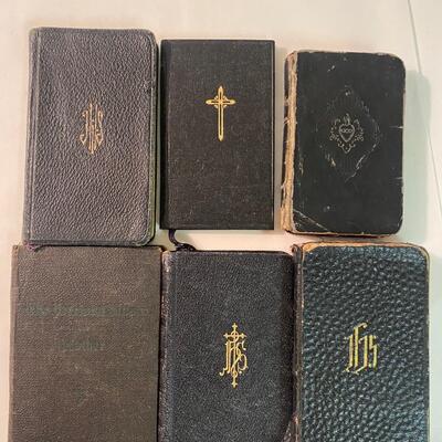 Six Vintage Religious Catholic Prayer Books