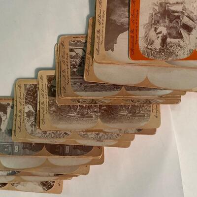 Ephemera Photo Lot Stereoview Cards