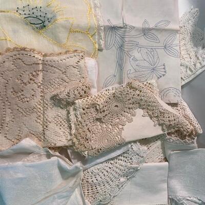 Vintage Crochet Doily Elegance Lot
