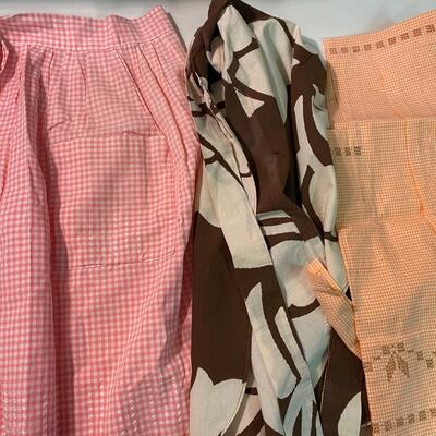 Trio of Vintage Aprons