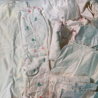 Vintage Flannel Layette Lot