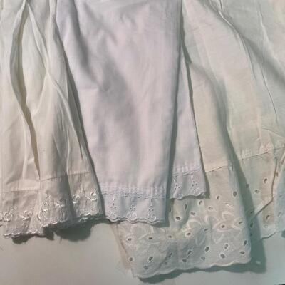 Trio Eyelet Cotton Slips Petitcoat