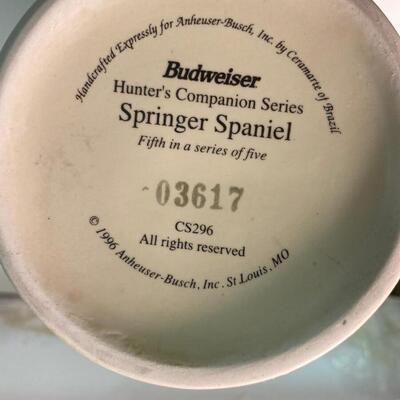 Stein Budweiser Springer Spaniel Anheiser Busch