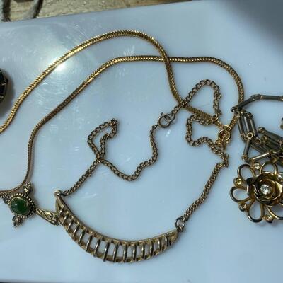 Mixed Necklace and Scarf Pin Lot