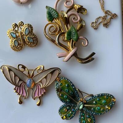 Mixed Spring Butterfly Mothers Day Some VIntage Avon