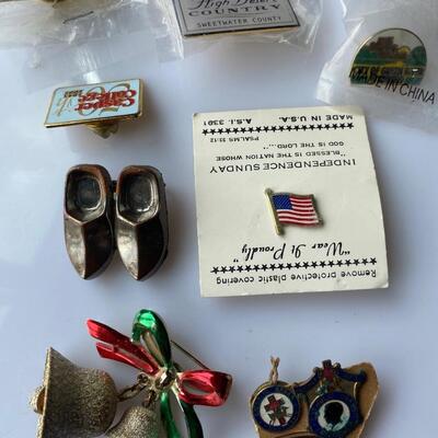 Mixed Smattering Pinback and Pin