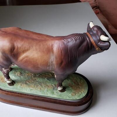 Dairy Shorthorn Bull Royal Worcester 1965