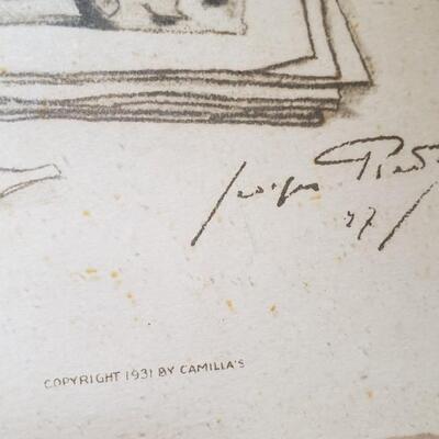 Georges Redon - French Print with a little water damage