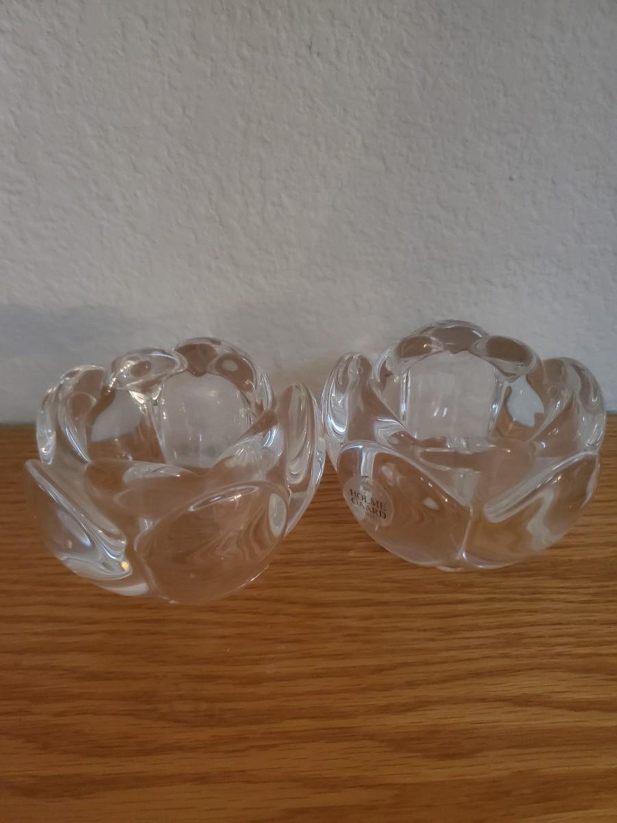 Set Of Flower Candle Holders