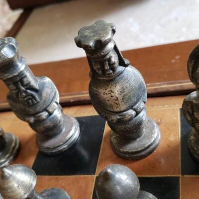 Heavy metal chess set, made in Italy