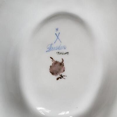Large Porcelain tray marked Dresden
