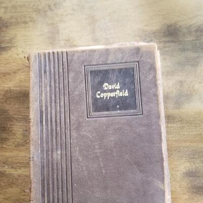 4 antique leather bound books, Book Lot #7