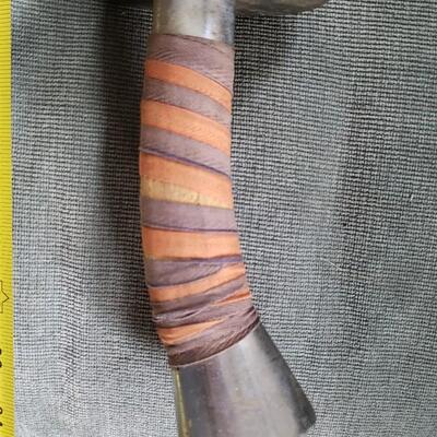 Chinese Oxtail dao 1920-1950 Curved Sword with wrapped handle