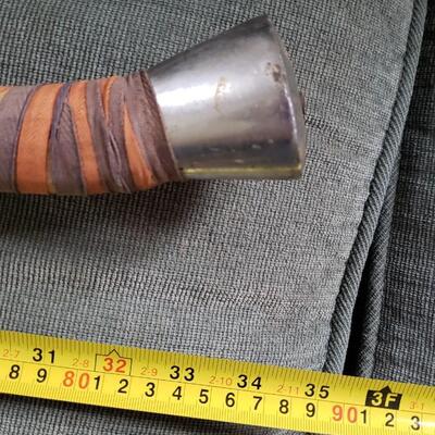 Chinese Oxtail dao 1920-1950 Curved Sword with wrapped handle
