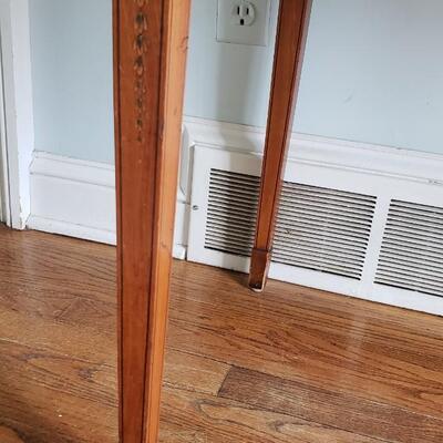 Inlaid wood China cabinet display