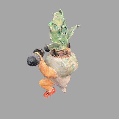 Susan Bergman Free Weight Onion Sculpture - 9"