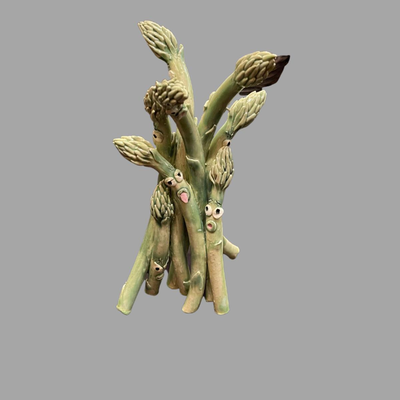 Susan Bergman Drunk Asparagus - 9"
