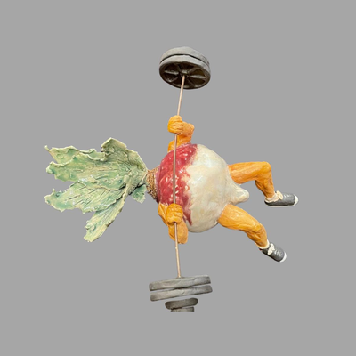 Susan Bergman Radish Press Sculpture - 11"