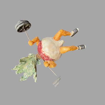 Susan Bergman Radish Press Sculpture - 11"