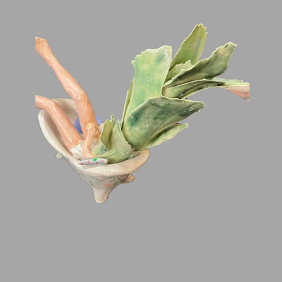Susan Bergman Leaky Tub Sculpture - 11"
