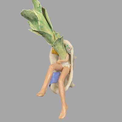 Susan Bergman Leaky Tub Sculpture - 11"