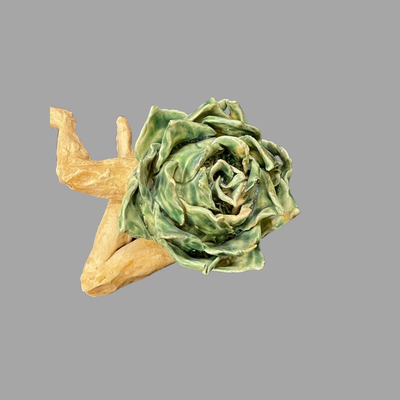 Susan Bergman Lettuce Legs Sculpture - 6"