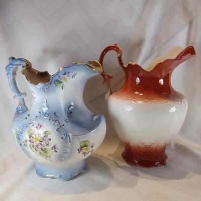 Pair of Washstand Water Pitchers