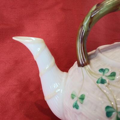 Vintage Belleek Tea Pot