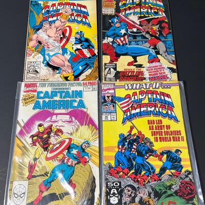 LOT 13: Four Captain America Comics - 3 Annuals & a What If?