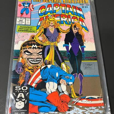 LOT 16: 12 Assorted Captain America Marvel Comic Books