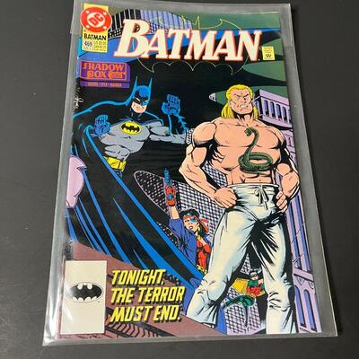 LOT 21: Batman Comic Books Including Sealed Toys R Us Issue #38 Replica