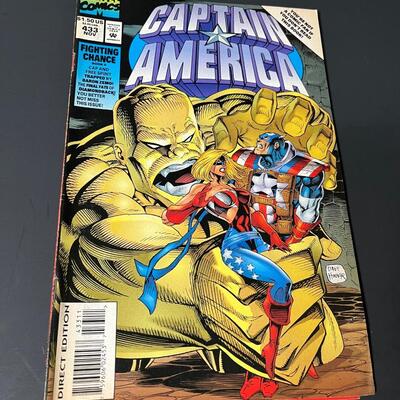 LOT 23: 1994 Captain America Comic Books - Issues 429-433