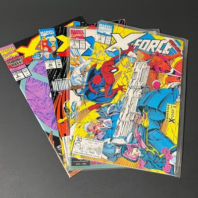LOT 28: Four X-Force Marvel Comic Books