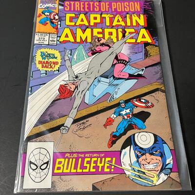 LOT 31: Ten Captain America Comic Books - Issues 370-379