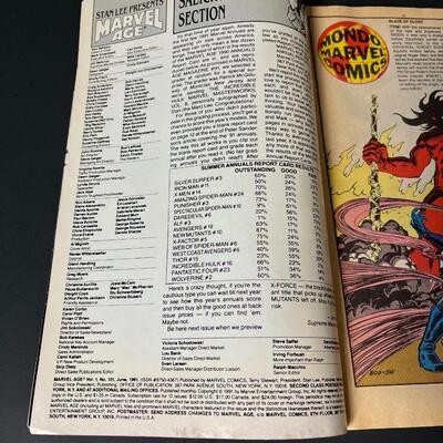 LOT 34: Four Assorted Comics - Marvel Age & More